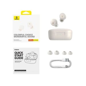Baseus Bowie E18 Wireless Earbuds Bluetooth 5.3 TWS - Λευκό - Image 5