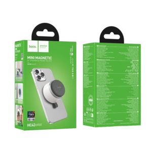 Speaker Bluetooth 8W 3H Hoco with built-in magnet block HC43 white - Image 3