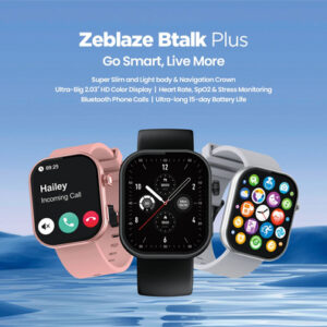 ZEBLAZE Btalk Plus Smartwatch με Λειτουργία Bluetooth Κλήσεων, 2.03" IPS, IP68 - Μαύρο - Image 2