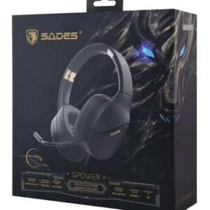 SADES SPOWER Gaming Headset με Οδηγούς 40mm & Σύνδεση 3.5mm - Black/Green dm - Image 6