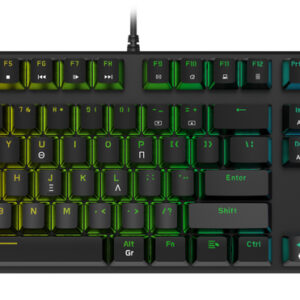 POWERTECH PT-1254 Gaming Μηχανικό Πληκτρολόγιο, Ενσύρματο, RGB, Μαύρο dm - Image 4