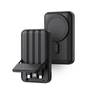 XO PR288 Powerbank 10000mAh Ταχείας Φόρτισης PD20W με Ασύρματη Φόρτιση 15W & Ενσωματωμένα Καλώδια - Image 3