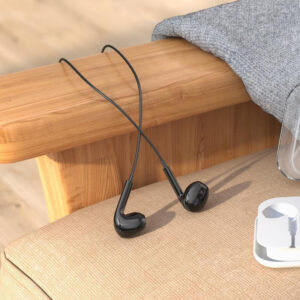 Hoco M101 Max Earbuds Handsfree Ακουστικά Type C – Black - Image 3