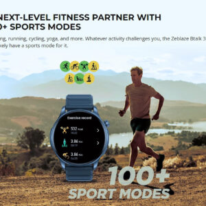 ZEBLAZE Smartwatch Btalk 3 Pro, Heart Rate, 1.43" AMOLED, Γκρι - Image 4
