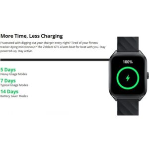 ZEBLAZE Smartwatch GTS 4, Heart Rate, 1.94" AMOLED, IP68, Mαύρο - Image 8