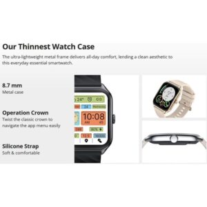 ZEBLAZE Smartwatch GTS 4, Heart Rate, 1.94" AMOLED, IP68, Mαύρο - Image 5