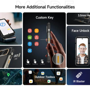 ULEFONE SmartPhone Armor 27, 6.78", (12GB/256GB) 10600mAh, IP68/IP69K, Mαύρο - Image 6