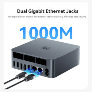 Beelink EQi12 Mini PC (Core i5-1235U/16GB DDR4/500GB SSD/Windows11Pro) EQI12-1235U-16500DM - Image 4