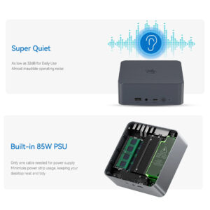 Beelink EQi12 Mini PC (Core i5-1235U/16GB DDR4/500GB SSD/Windows11Pro) EQI12-1235U-16500DM - Image 9