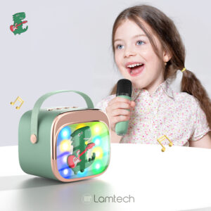 LAMTECH KARAOKE με Ασύρματο Μικρόφωνο Kroddy & Εφέ Φωτισμού LAM980213SN - Image 3