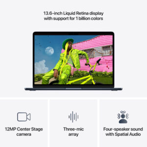Apple MacBook Air 13.6" IPS Retina Display (M5-10-Core/16GB/1TB SSD/10-Core GPU) Midnight - Image 6