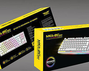 ARMAGGEDDON - NEO Mechanical Keyboard, White, Linear Red Switches, MKA-2C NEO MKA-2C-NWL - Image 3