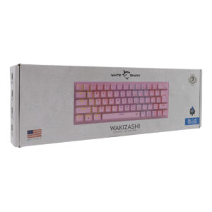 WHITE SHARK - WAKIZASHI-2, Mechanical Keyboard, US, Blue Switch, Pink, GK-002421V2 WAKIZASHI-2-US-P-BLUE.SW - Image 8