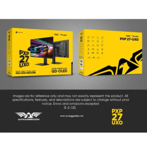 ARMAGGEDDON QD-OLED Gaming Monitor 27″ QHD 2560×1440 280Hz με Χρόνο Απόκρισης 1ms GTG Μαύρο, PXP-27UXO-B - Image 11