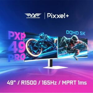 ARMAGGEDDON DQHD Ultrawide Curved Monitor 49'' Pixxel+ 165Hz, 1ms, 5120x1440, White,  PXP-49PRO-W - Image 3