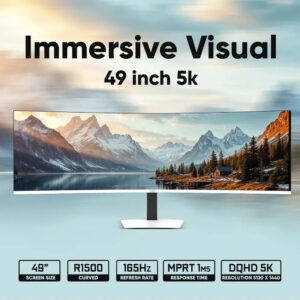ARMAGGEDDON DQHD Ultrawide Curved Monitor 49'' Pixxel+ 165Hz, 1ms, 5120x1440, White,  PXP-49PRO-W - Image 9