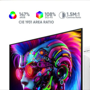 ARMAGGEDDON QD-OLED Gaming Monitor 27″ QHD 2560×1440 280Hz με Χρόνο Απόκρισης 1ms GTG Μαύρο, PXP-27UXO-B - Image 9