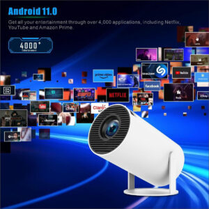 ATC H1 PRO Smart Android Mini Projector LCD HD Λάμπας LED , Wi-Fi & Ενσωματωμένα Ηχεία 20.004.0001 - Image 4