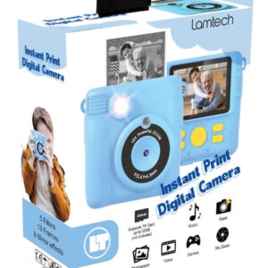 LAMTECH Kid Instant Παιδική Φωτογραφική Μηχανή 2MP με Θερμική Εκτύπωση, Blue, LAM114246 - Image 4