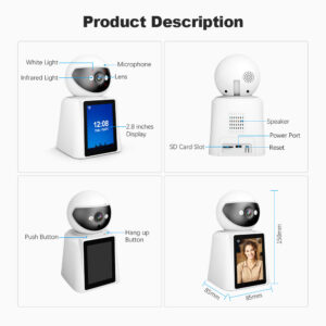 SRIHOME Wireless Home Security Camera WiFi FullHD 1080p με Αμφίδρομη Επικοινωνία και Φακό 2.8mm SH053SN - Image 9