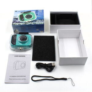 LAMTECH 2in1 Αδιάβροχη Action Camera FHD (1080p) με Οθόνη 2”, Πράσινη LAM112006 - Image 6