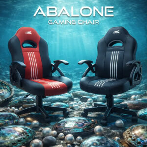 BARACUDA ABALONE Gaming Chair Black/Red ABALONE-BRSN - Image 8