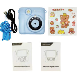 LAMTECH Kid Instant Παιδική Φωτογραφική Μηχανή 2MP με Θερμική Εκτύπωση, Blue, LAM114246 - Image 9