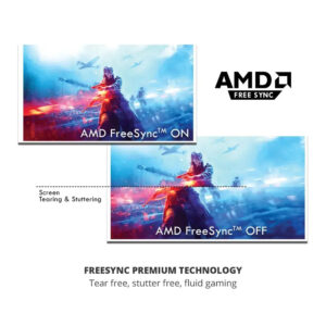 ARMAGGEDDON 32'' Gaming Monitor PIXEL+++ 180Hz, 1ms GTG, WQHD 2560x1440, PXP-32PRO-B - Image 7