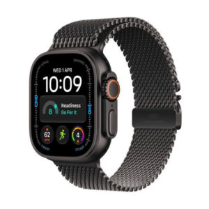 Apple Watch Ultra 4 GPS + Cellular 49mm (Black Titanium Case Black Titanium Milanese Loop) 196302MS - Image 3