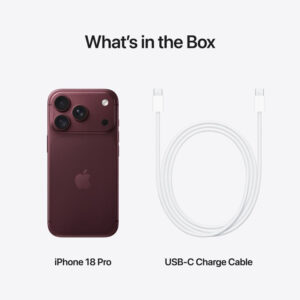 Apple iPhone 18 Pro (12/512GB) Burgundy - Image 3